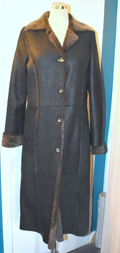 Manteau peau lainée - manteau, en