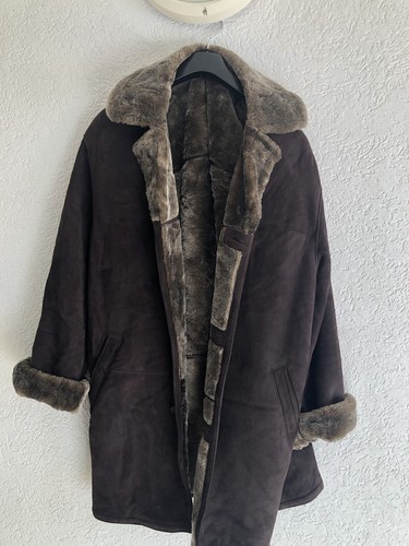 Veste manteau veritable peau - veste,