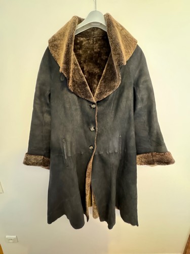 Manteau peau lainee - , armani