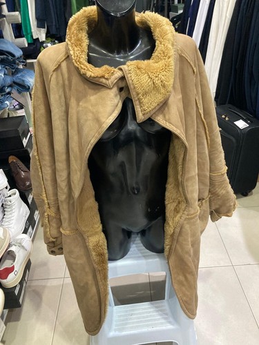 Manteau peau lainée gigi - manteau, en