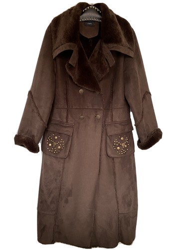 Manteau long style - , peau