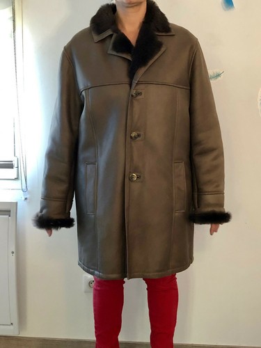 Luxueux manteau peau - manteau,