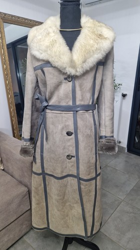 Manteau peau lainée - manteau,