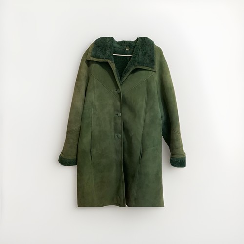Manteau peau lainée mouton - peau,