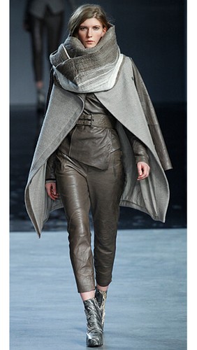 Helmut lang willowed felt wool - helmut,
